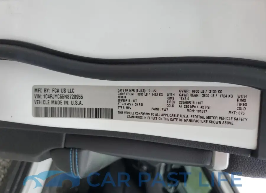 1C4RJYC65N8720955# 14