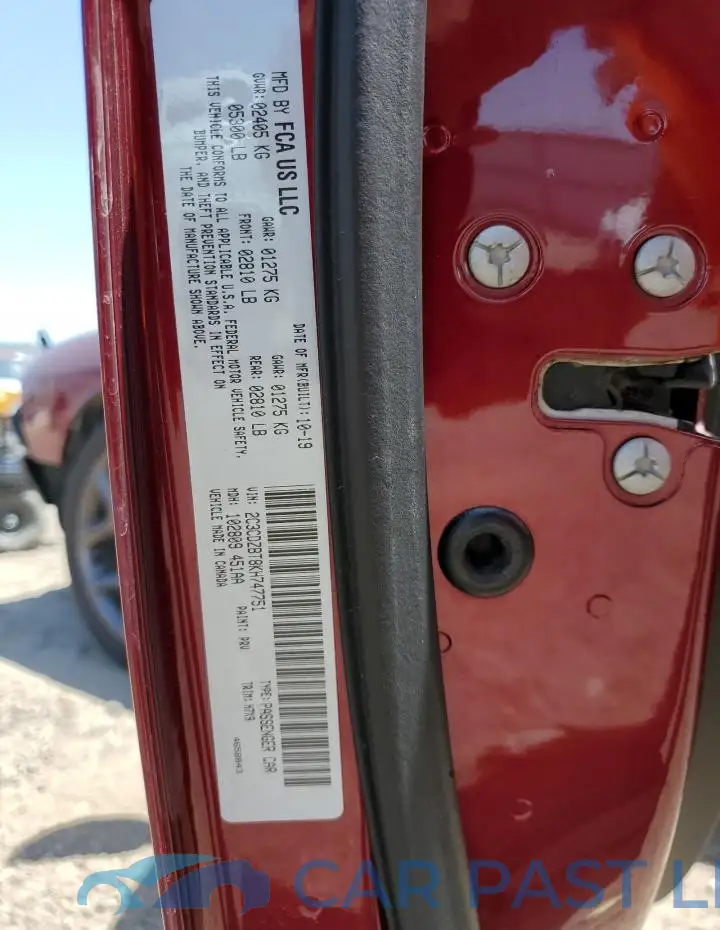 2C3CDZBT8KH747751# 13