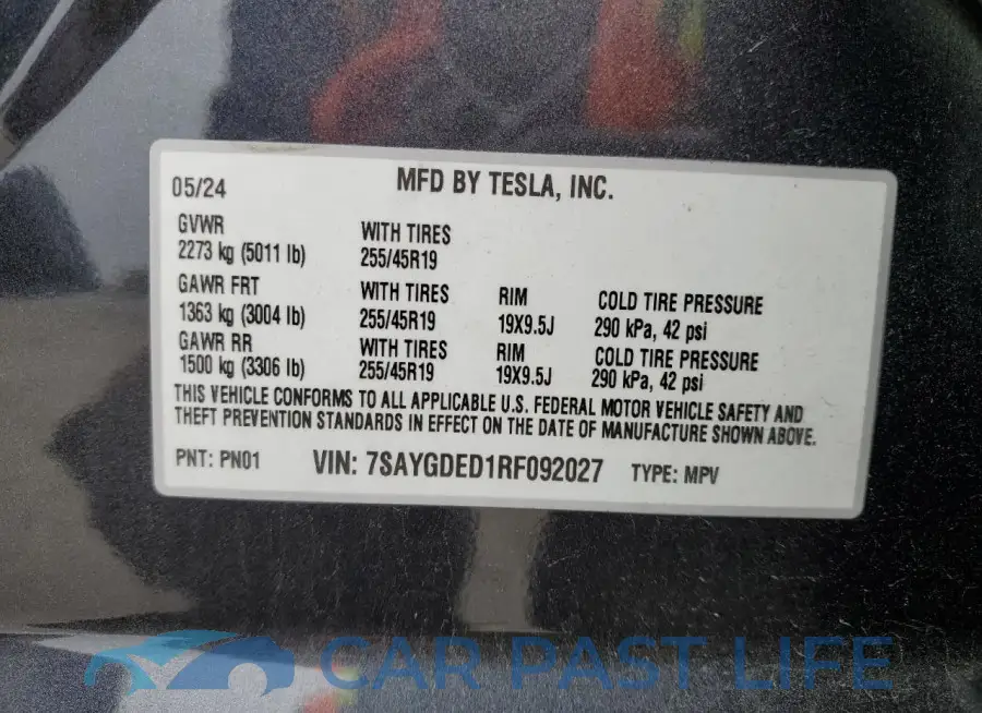 7SAYGDED1RF092027# 12