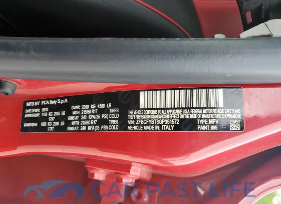 ZFBCFYBT3GP351572# 12