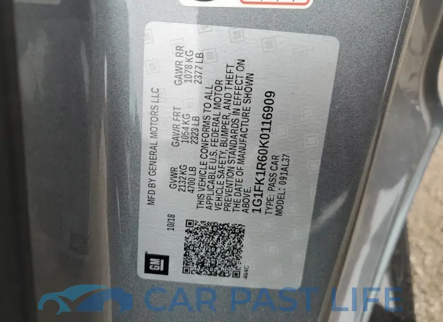 1G1FK1R60K0116909# 13