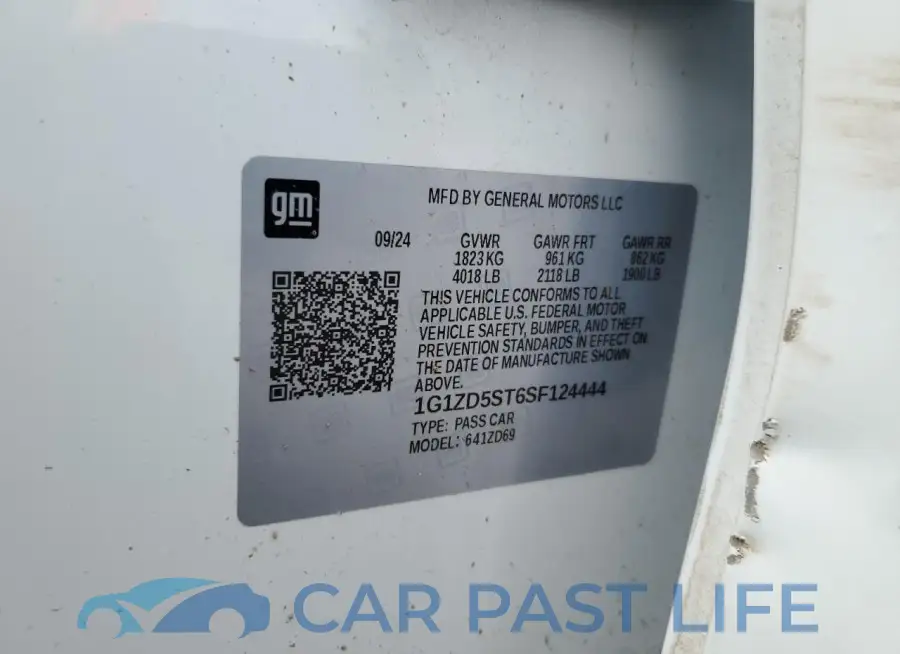 1G1ZD5ST6SF124444# 12