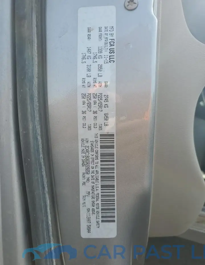 2C4RC1BG6GR229250# 13