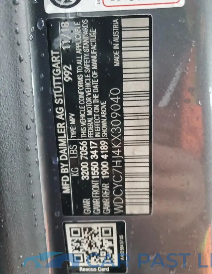 WDCYC7HJ4KX309040# 13