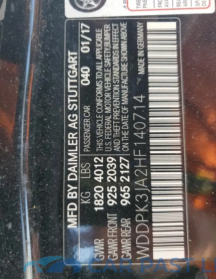 WDDPK3JA2HF140714# 12