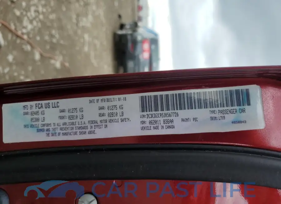 2C3CDZC9XJH141918# 12