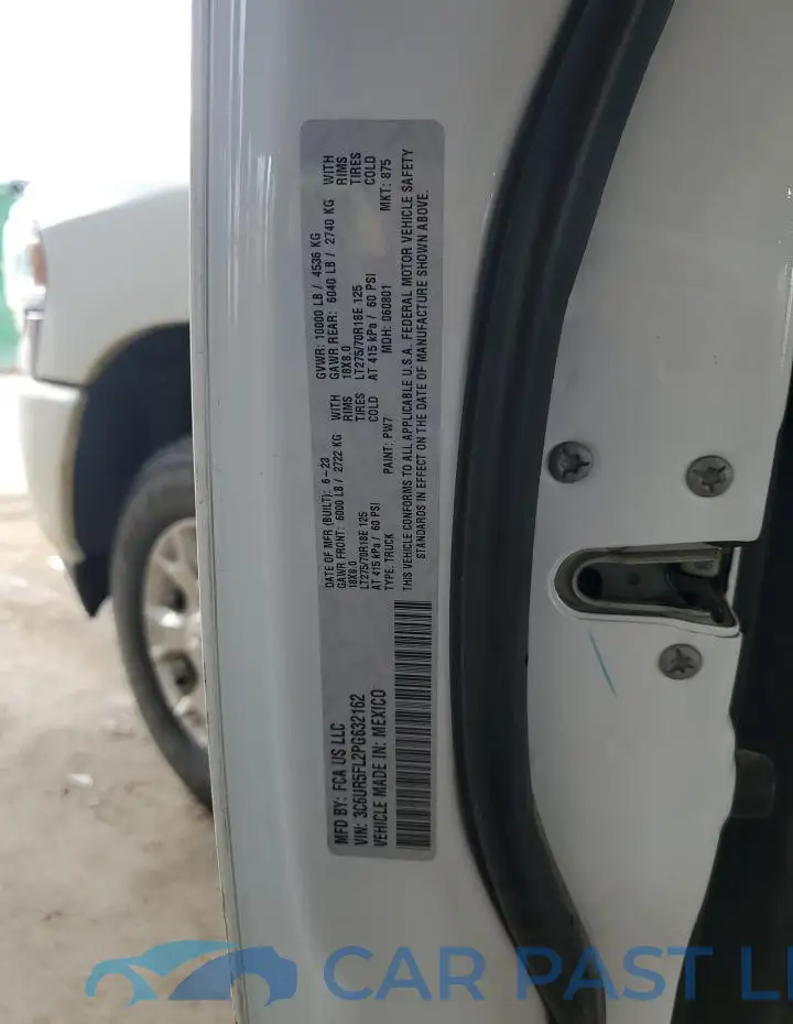 3C6UR5FL2PG632162# 12