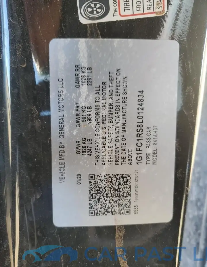 1G1FC1RS8L0124834# 12