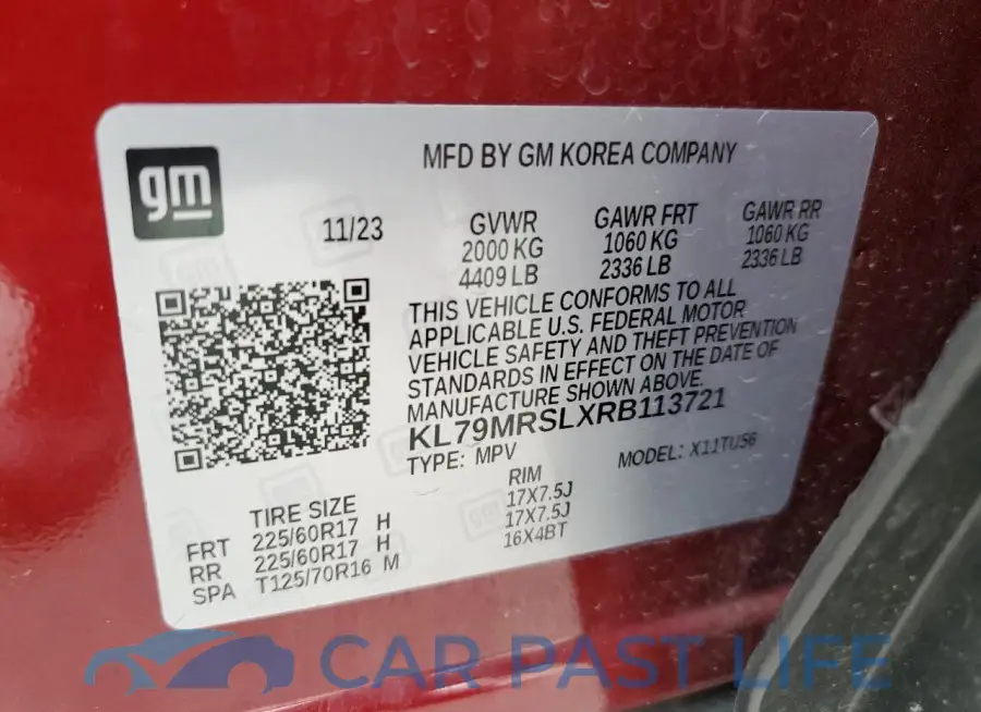 KL79MRSLXRB113721# 14