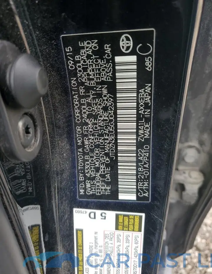 JTDZN3EU5GJ042397# 12