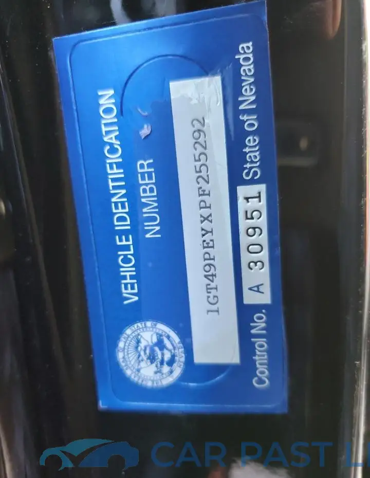 1GT49PEYXPF255292# 13