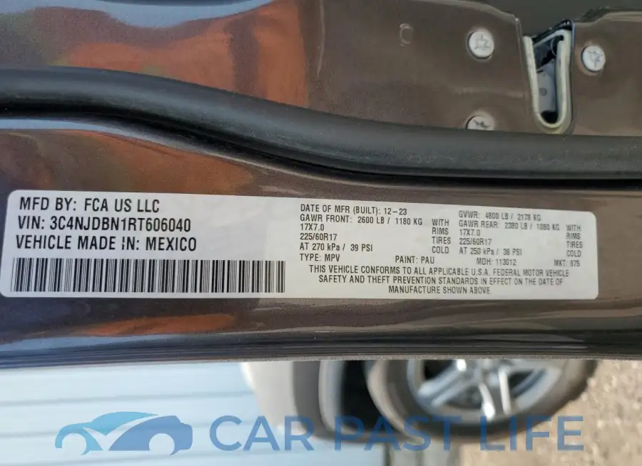 3C4NJDBN1RT606040# 13