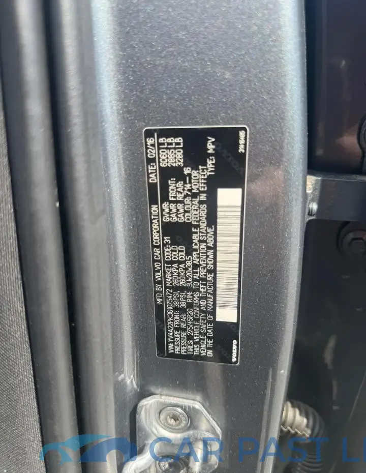 YV4A22PK3G1075472# 10