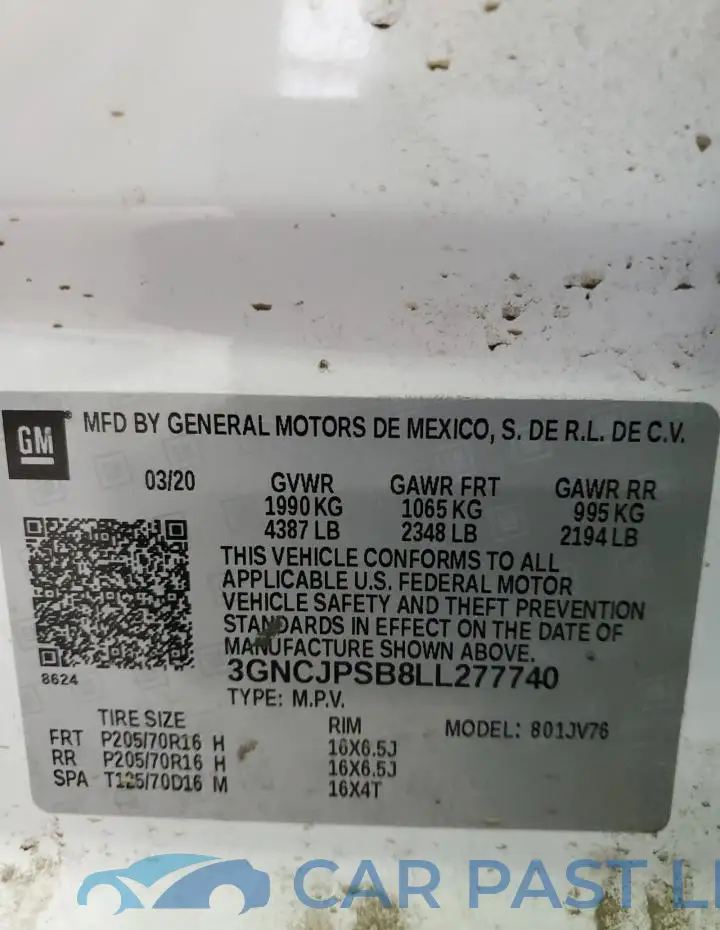 3GNCJPSB8LL277740# 13
