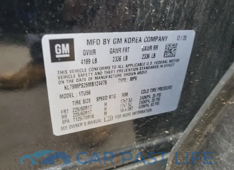 KL79MPS26MB124476# 12