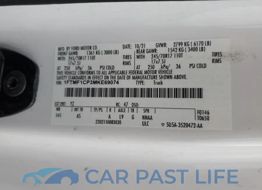 1FTMF1CP3MKE69074# 12