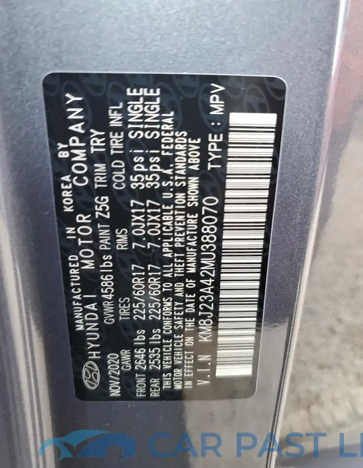 KM8J23A42MU388070# 13