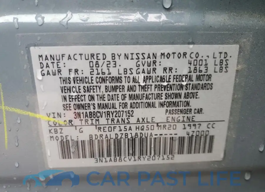 3N1AB8CV1RY207152# 12