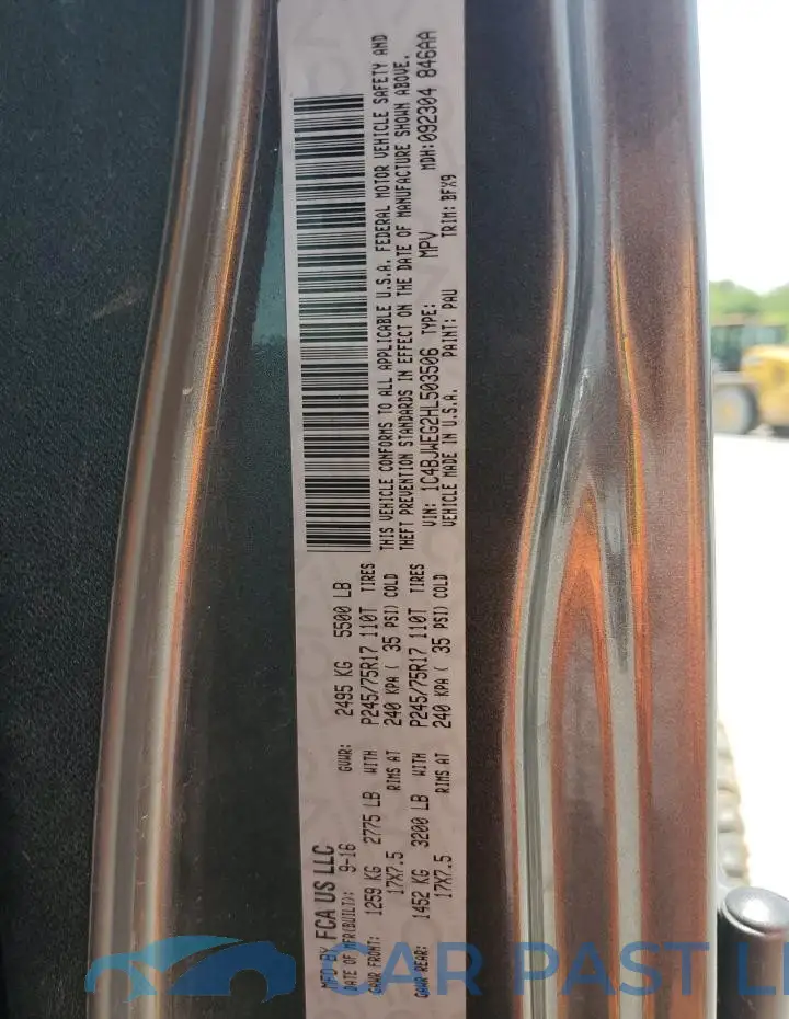 1C4BJWEG2HL503506# 12