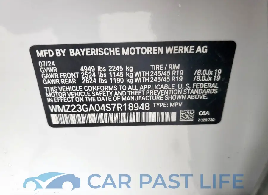 WMZ23GA04S7R18948# 12