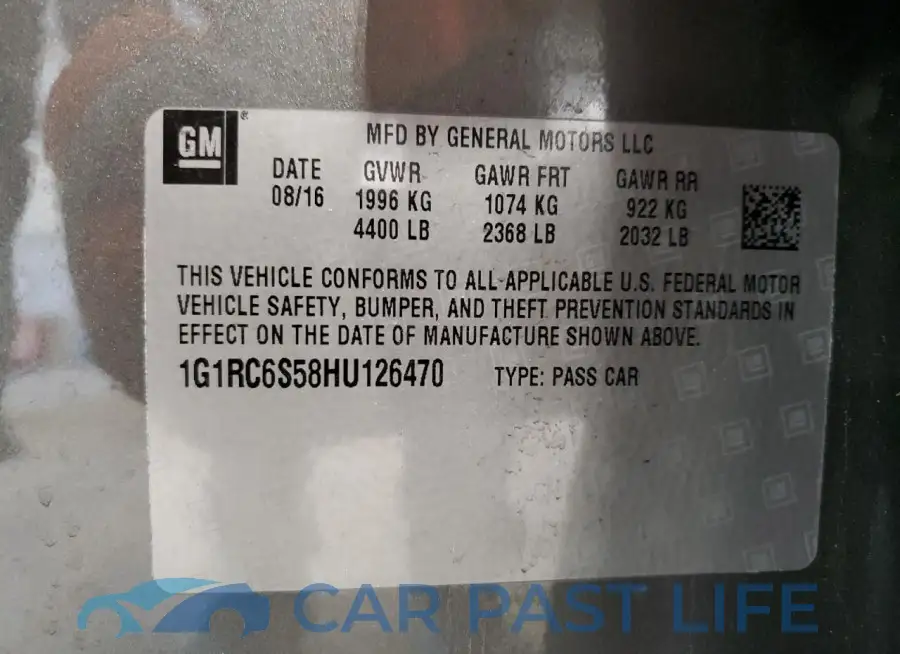 1G1RC6S58HU126470# 12