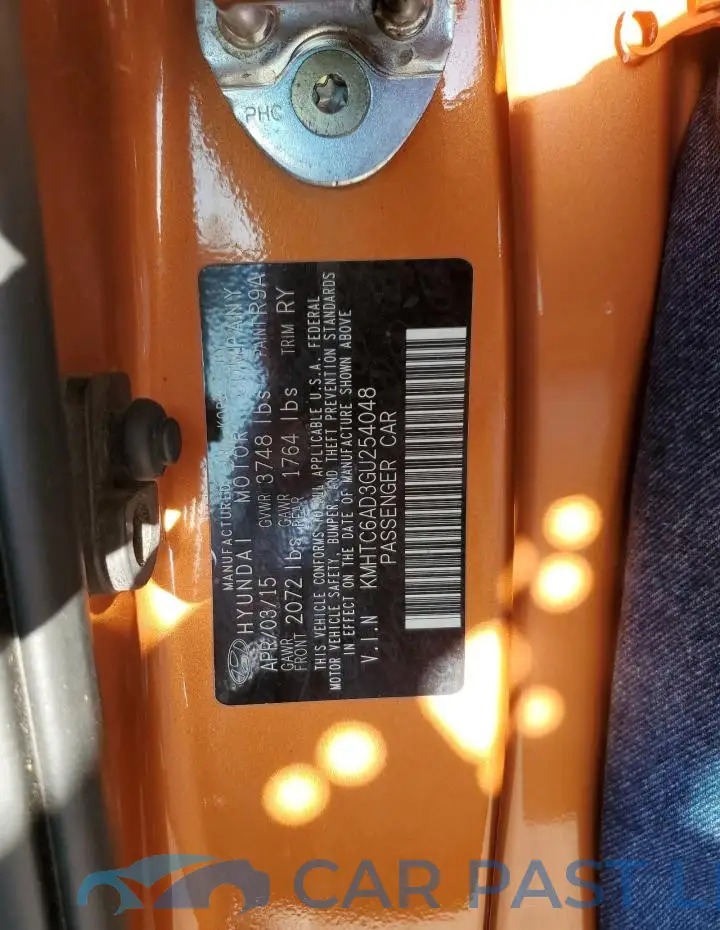 KMHTC6AD3GU254048# 13