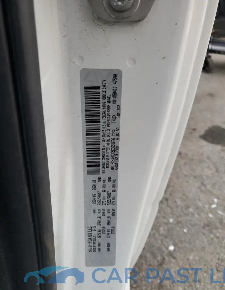 3C6JR6DG5KG651666# 12