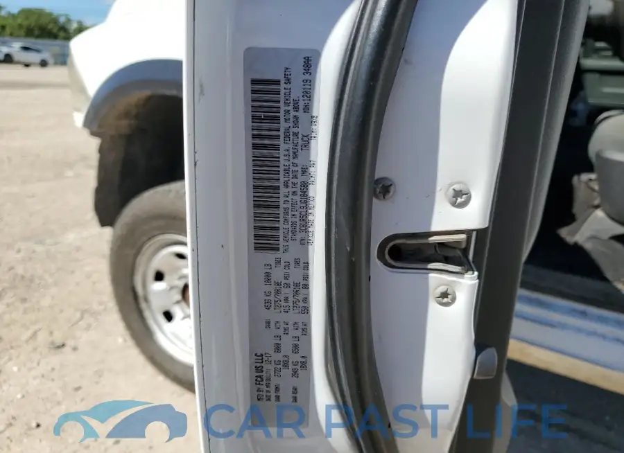 3C6UR5CL9JG184580# 12
