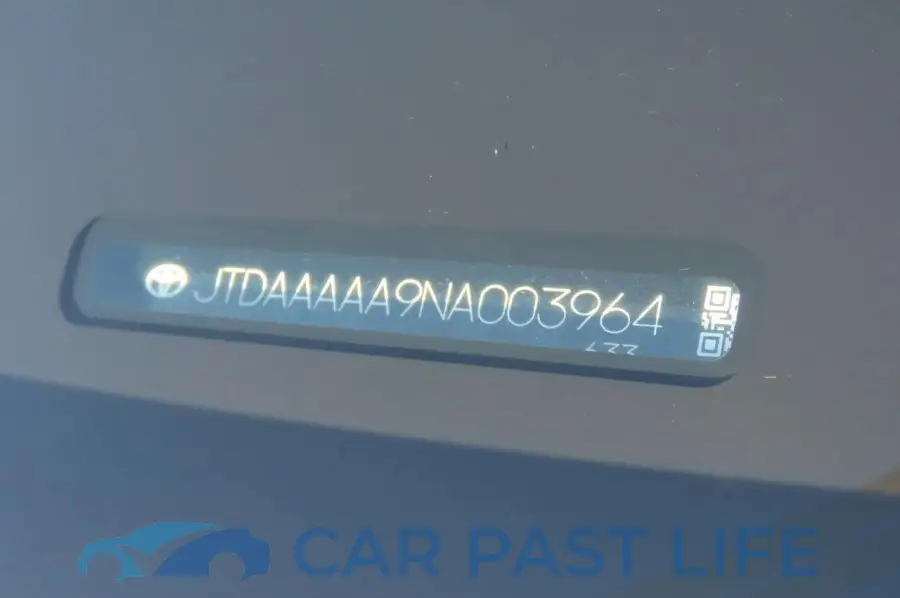 JTDAAAAA9NA003964# 10