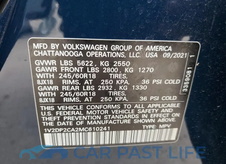 1V2DP2CA2MC610241# 13