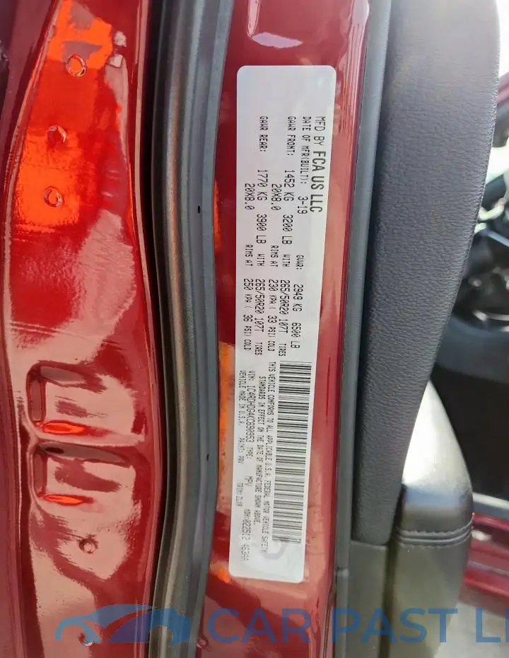 1C4RDHDG4KC690953# 14