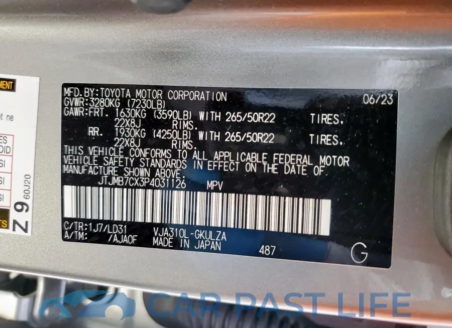 JTJMB7CX3P4031126# 13