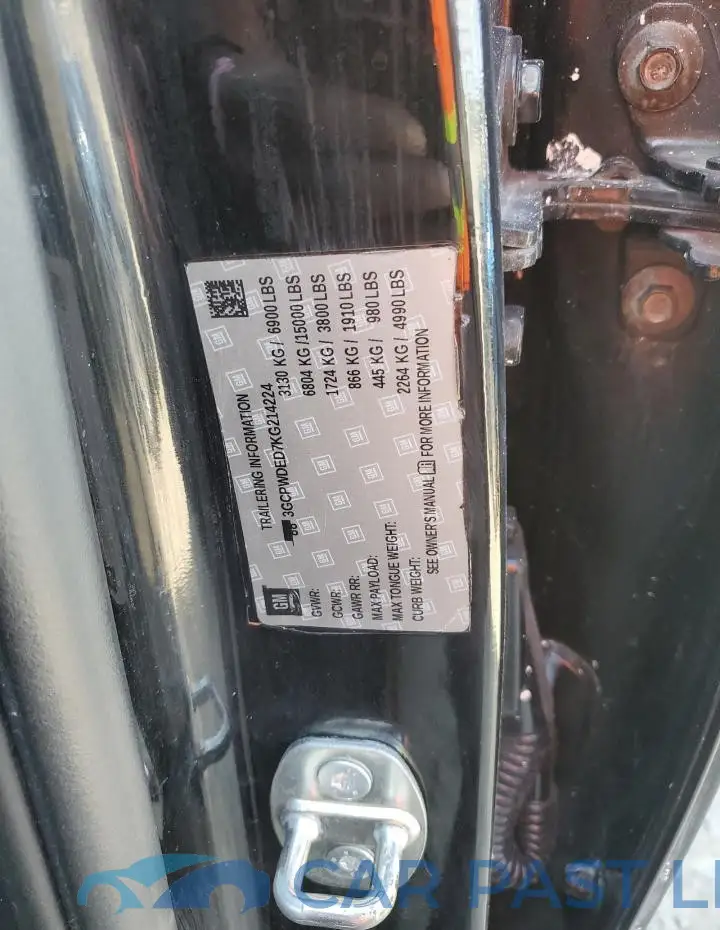 3GCPWDED7KG214224# 12