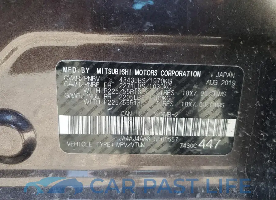 JA4AJ4AW8LU600557# 13