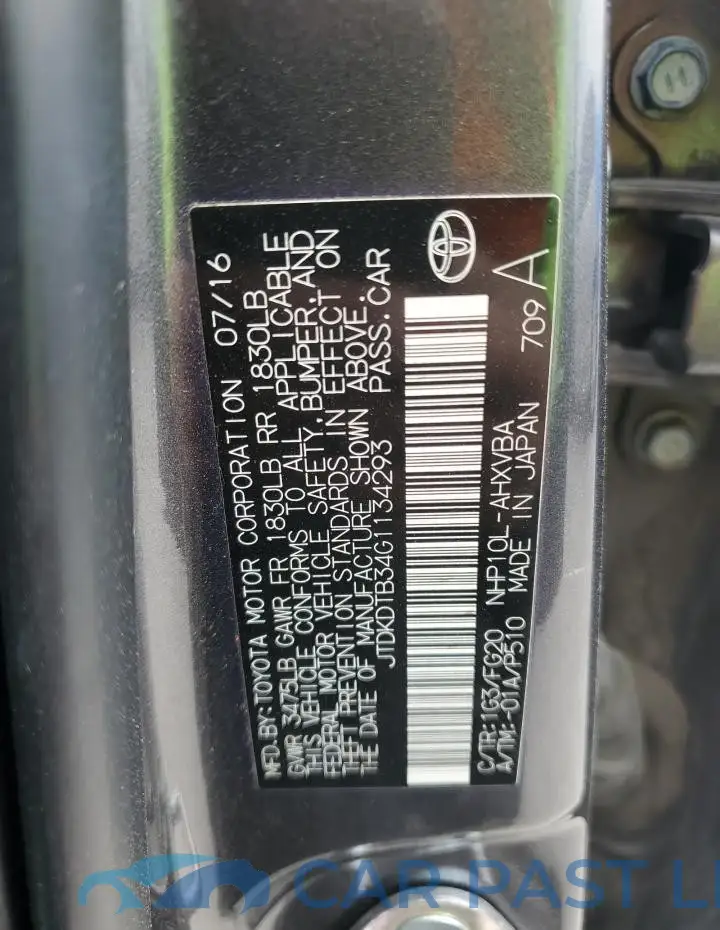 JTDKDTB34G1134293# 13