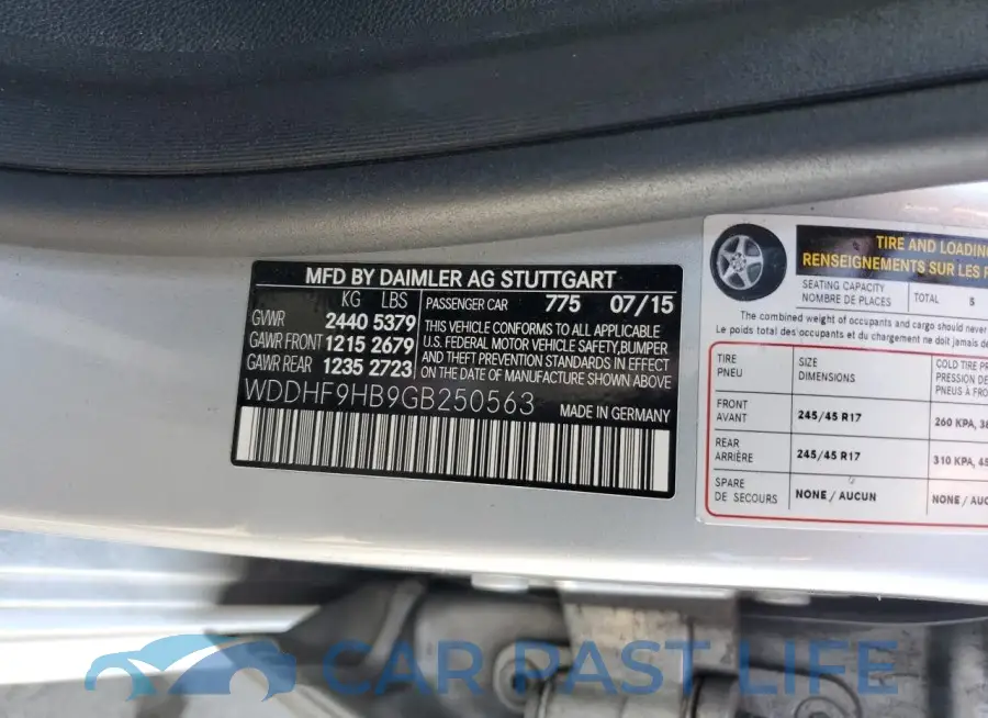 WDDHF9HB9GB250563# 12