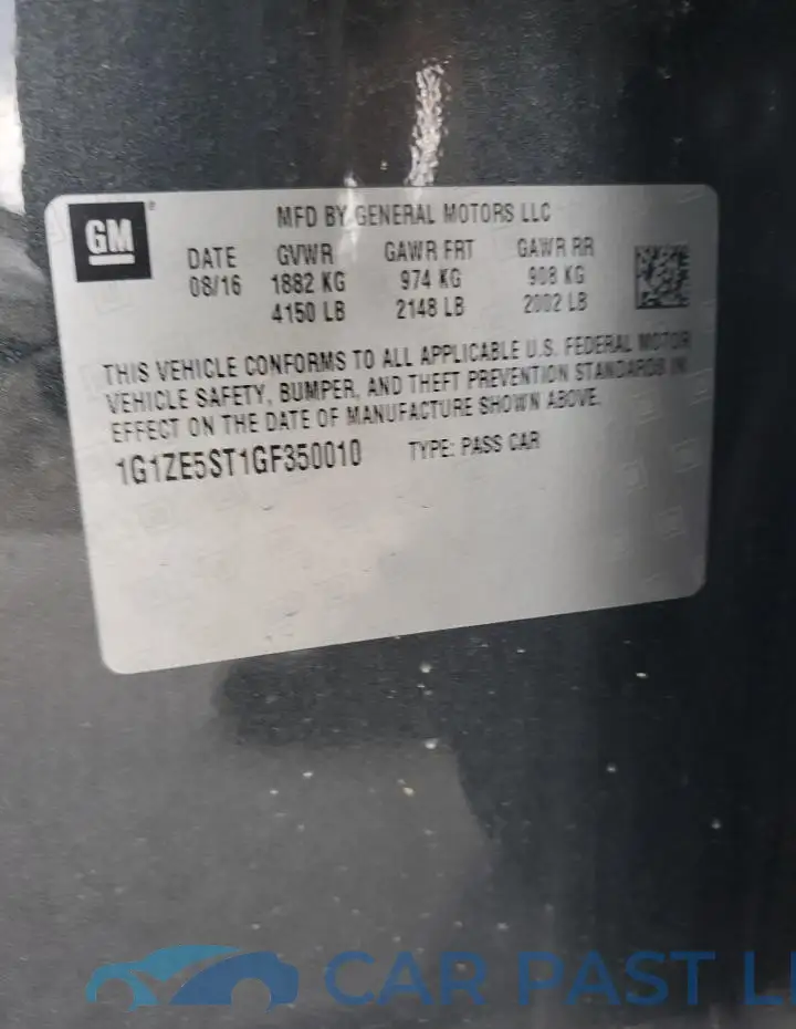 1G1ZE5ST1GF350010# 12