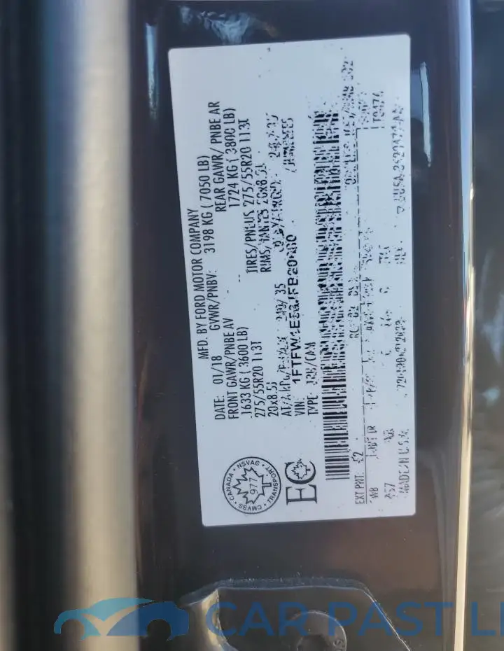 1FTFW1E56JFB90680# 12