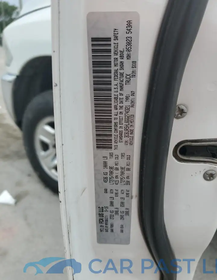 3C6UR5HL6GG274321# 13