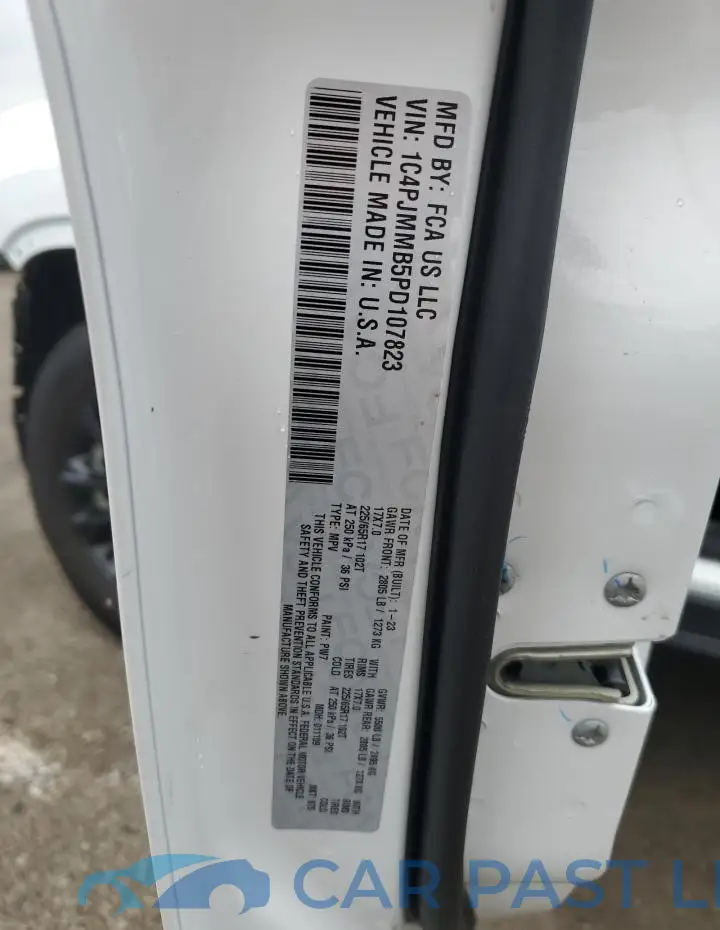 1C4PJMMB5PD107823# 13