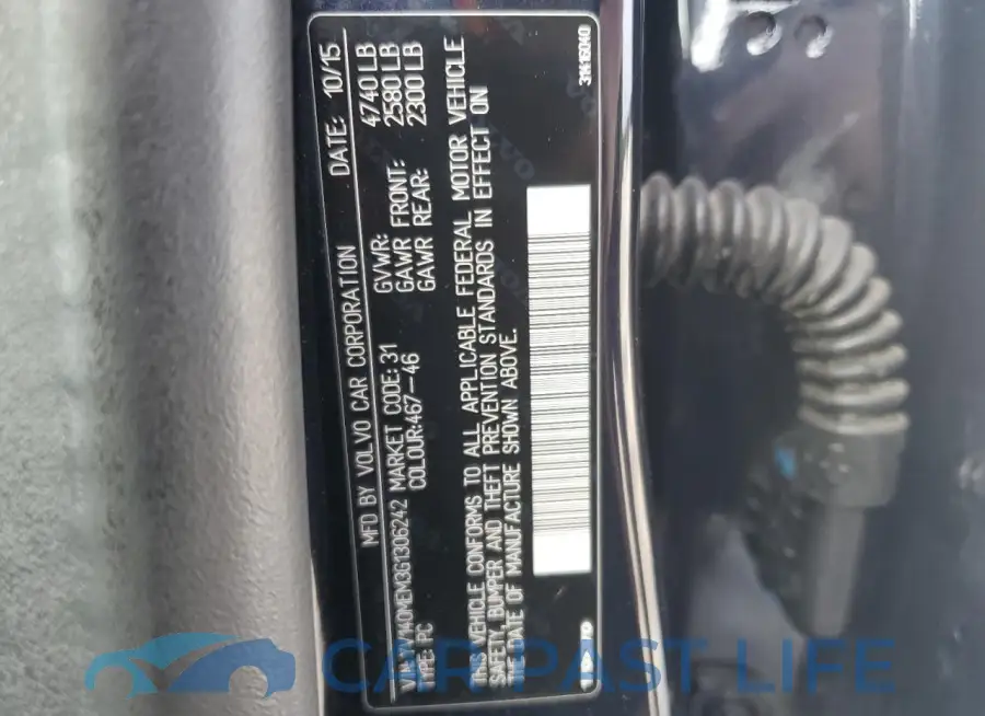 YV140MEM3G1306242# 12