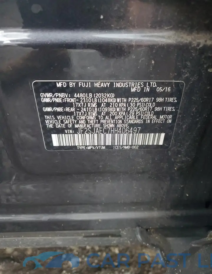 JF2SJAEC7HH406497# 13