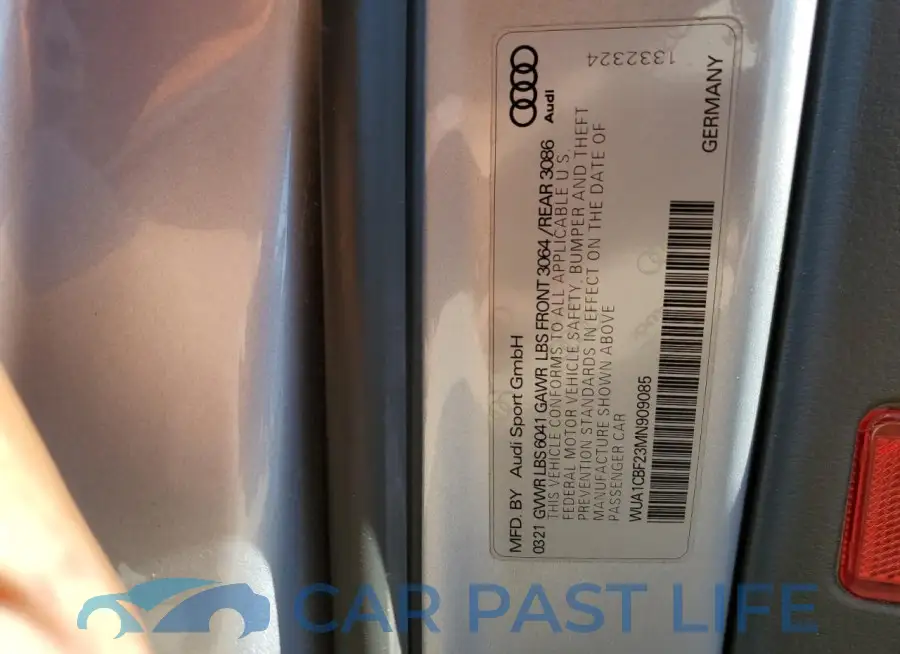 WUA1CBF23MN909085# 13