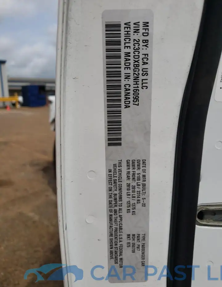 2C3CDXBG2NH160957# 13