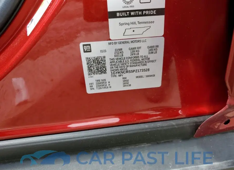 1GYKNCRS5PZ173528# 13