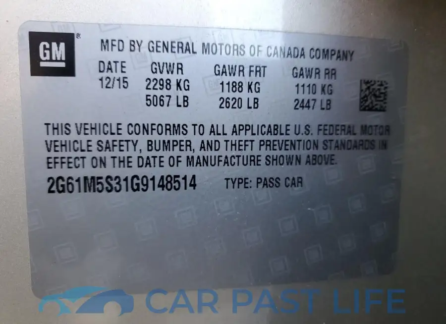 2G61M5S31G9148514# 12