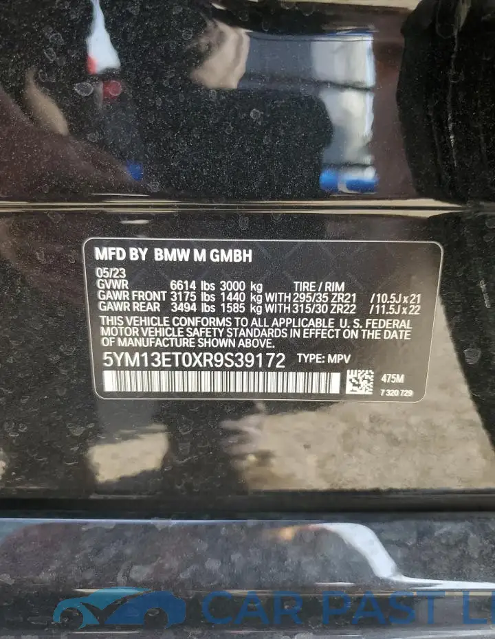 5YM13ET0XR9S39172# 13