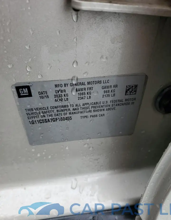 1G11C5SA7GF160455# 13