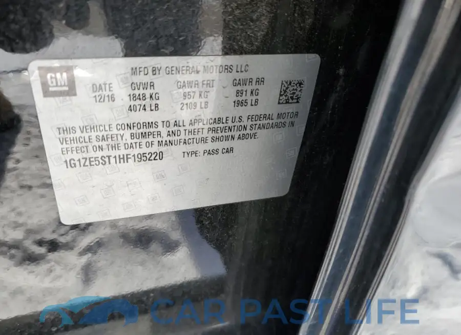 1G1ZE5ST1HF195220# 12