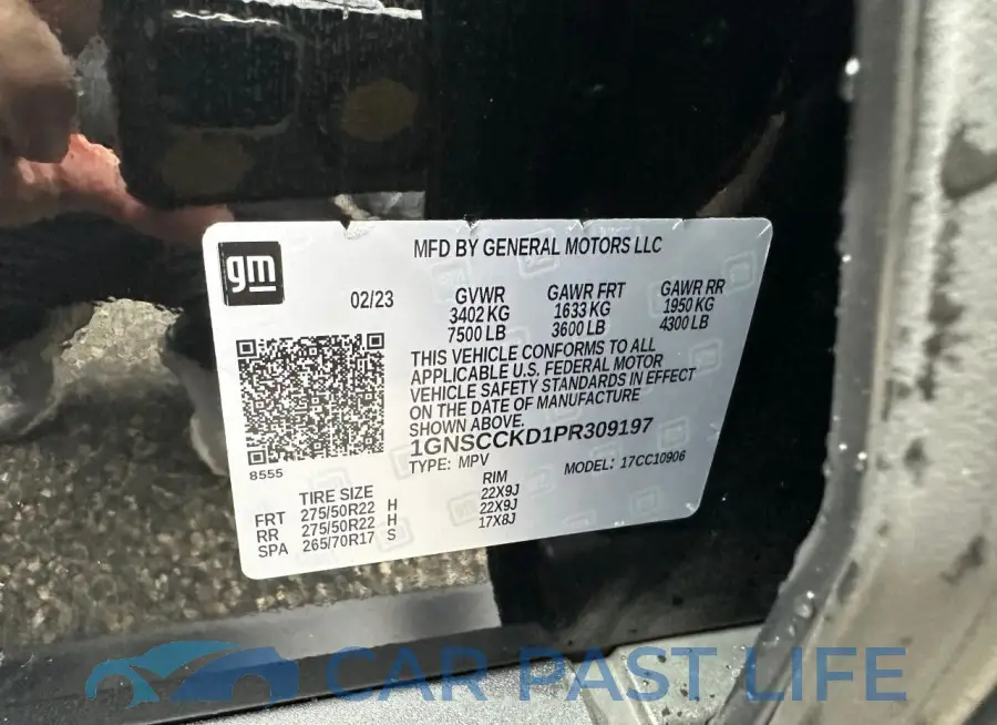 1GNSCCKD1PR309197# 10